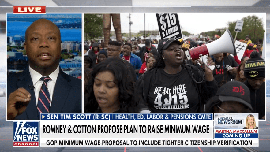 Tim Scott blasts Dems’ proposed $15 minimum wage